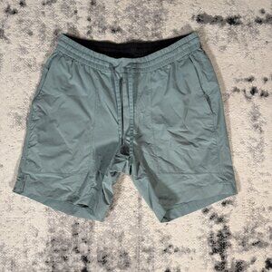 Lululemon Athletic Gym Storm Teal Shorts